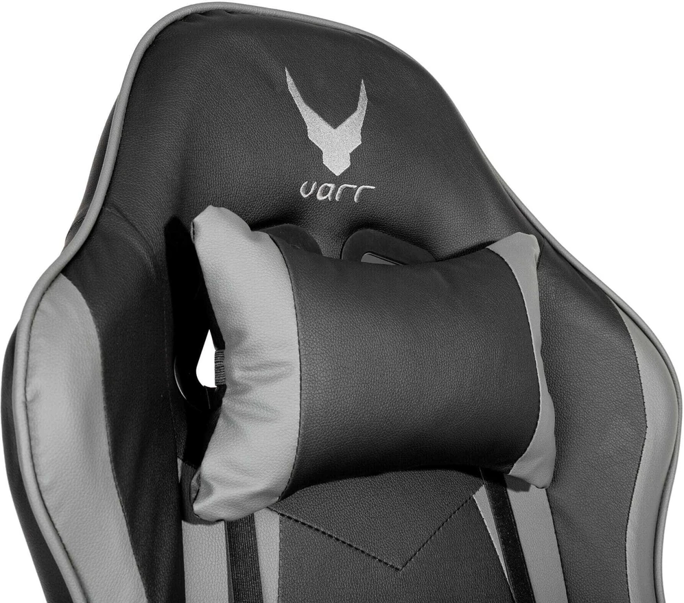 Fotel Varr Zolder juoda-pilka