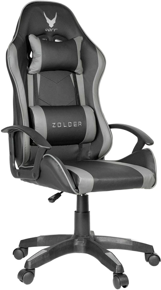 Fotel Varr Zolder juoda-pilka