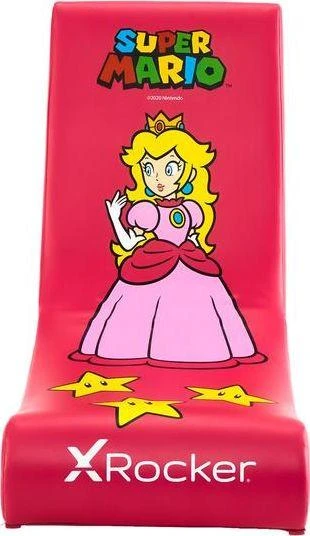 xRocker Žaidimų kėdė X Rocker Nintendo Video Rocker Super Mario ALL-STAR Collection Princess Peach Gaming Chair
