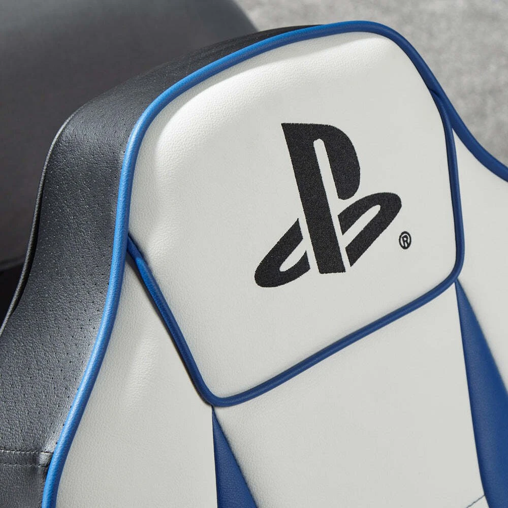 Fotel X Rocker XROCKER Gaming Bodensessel GEIST 2.0 PlayStation 2LS balta mėlyna