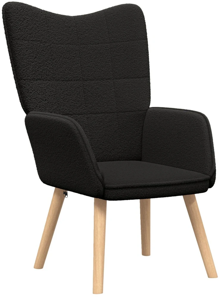 Fotelis krėslas Juoda 62 x 67 x 95,5 cm Šerpos audinys