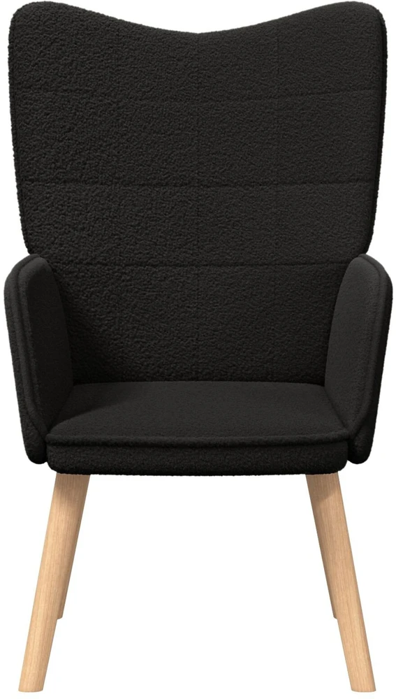 Fotelis krėslas Juoda 62 x 67 x 95,5 cm Šerpos audinys