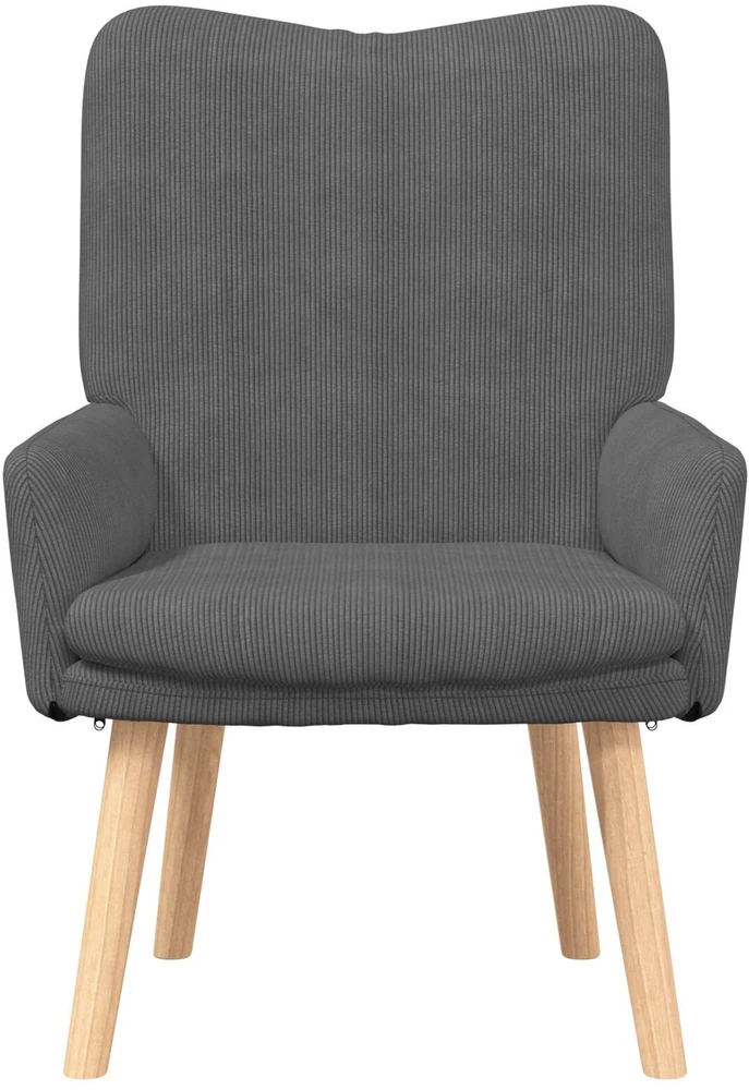 Fotelis krėslas Tamsiai pilka 63 x 67 x 94 cm audinys