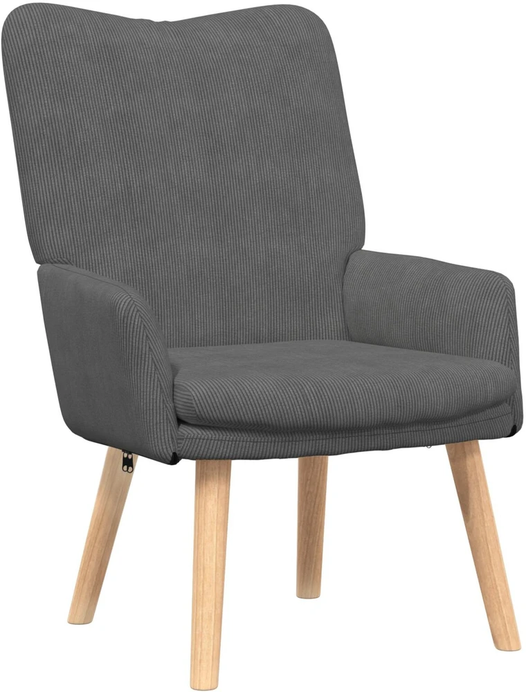 Fotelis krėslas Tamsiai pilka 63 x 67 x 94 cm audinys