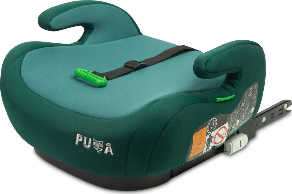 Caretero Puma smaragdinė kėdutė-paaukštinimas su Isofix