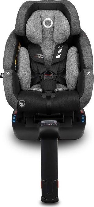 Automobilinė kėdutė Lionelo Lukas 0-18kg juoda-pilka