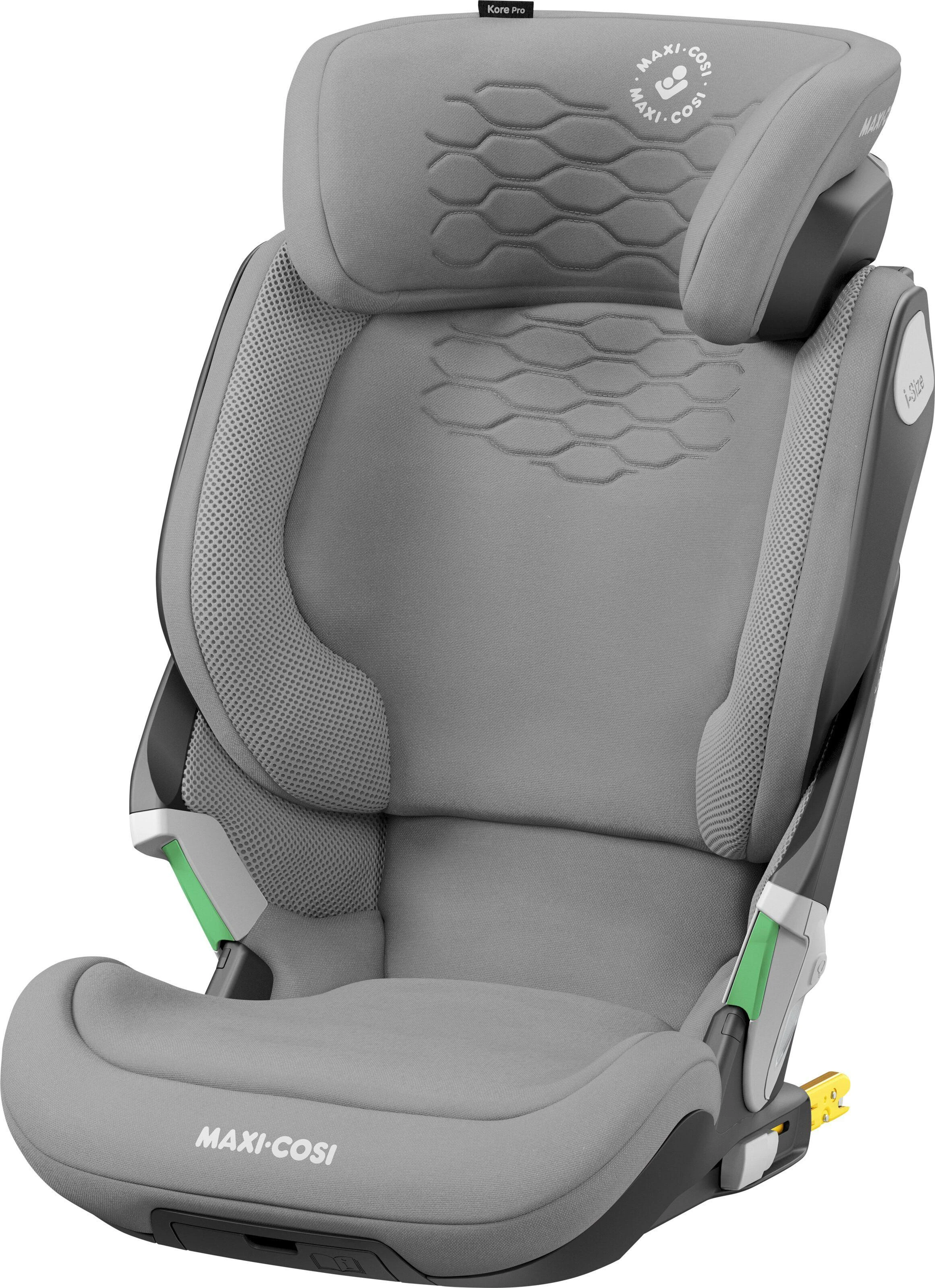 Maxi Cosi Kore Pro pilka kėdutė su i-Size apsauga