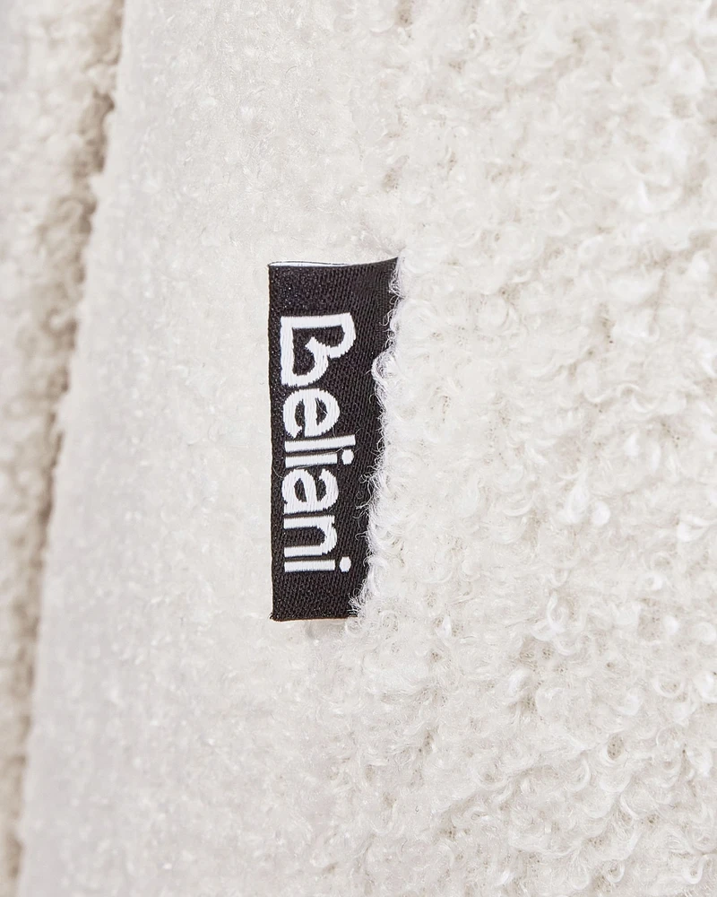 Fotelis Beliani Fotel ALVESTA boucle baltas