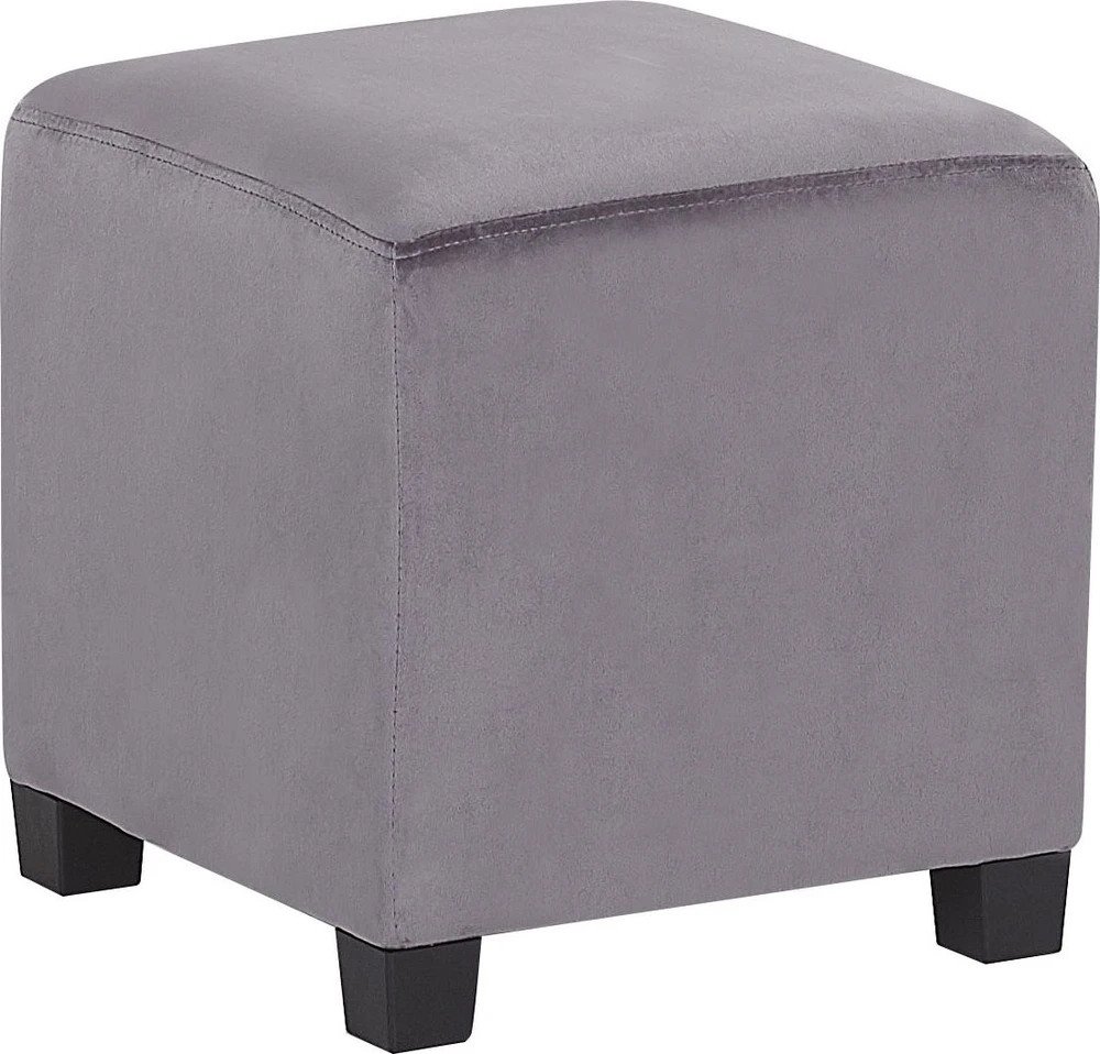 Sofa Beliani Fotel SANDSET welūrinis pilkas