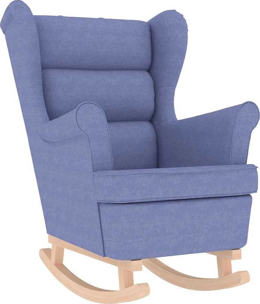Fotelis Supama kėdė Jeans Mėlyna 74x90x102 cm Audinys