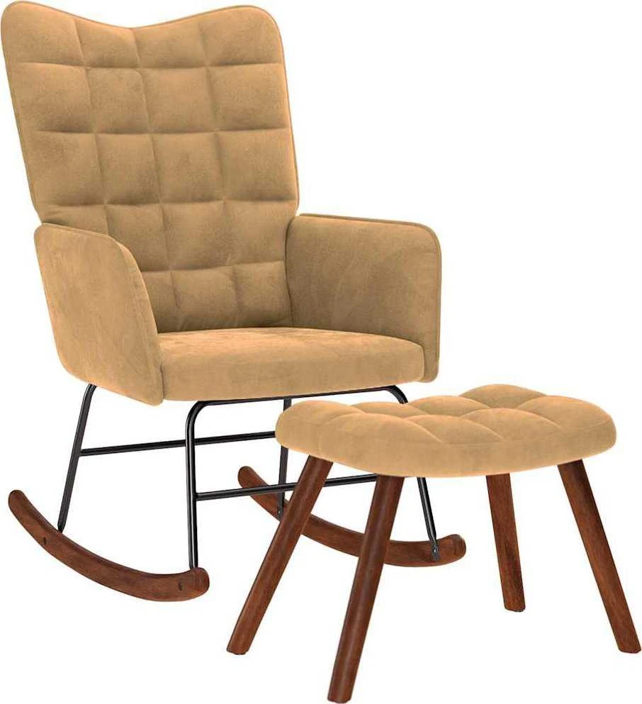Supama kėdė Brown Velvet
