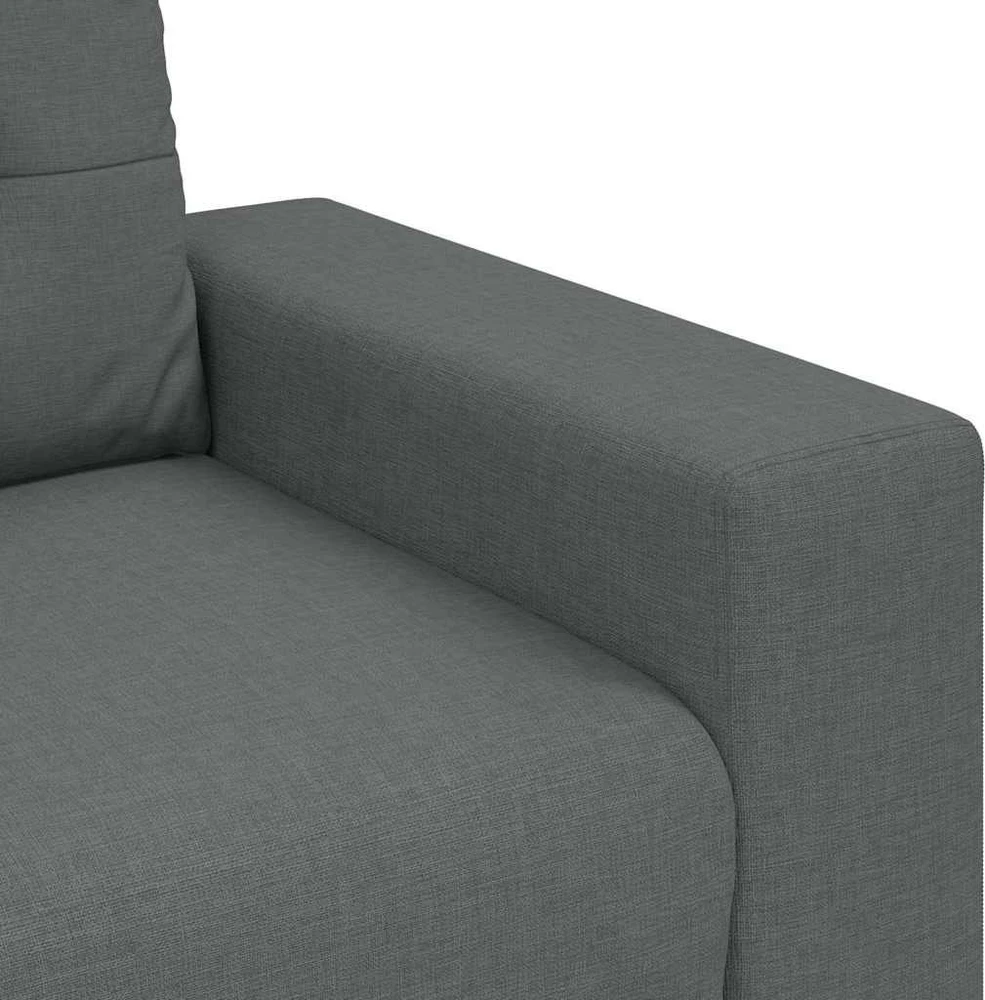 Sofa-kėdė, tamsiai pilka, 100x78x80 cm, audinys