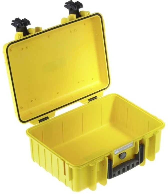 B&W Outdoor Cases Type 4000 Żółta su segregatorem
