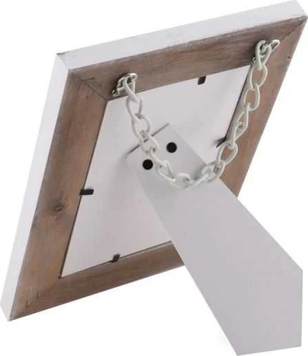Nuotraukų rėmelis ZEP Rivoli baltas 10x15 medinis rėmas SY946W