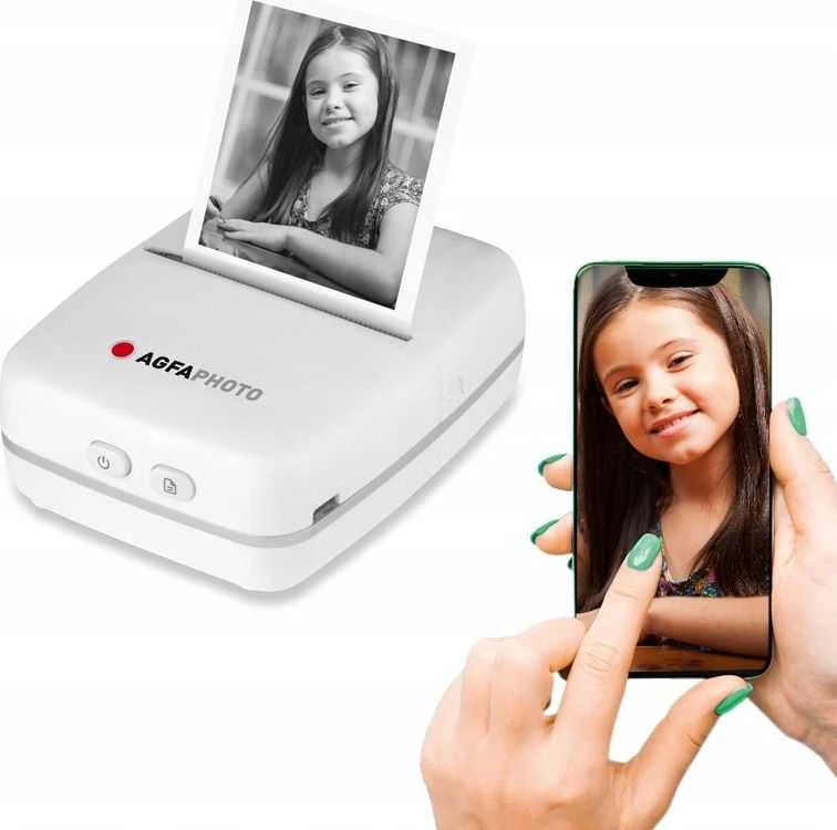 AgfaPhoto Realpix Pocket Spausdintuvas baltas APOCPWH