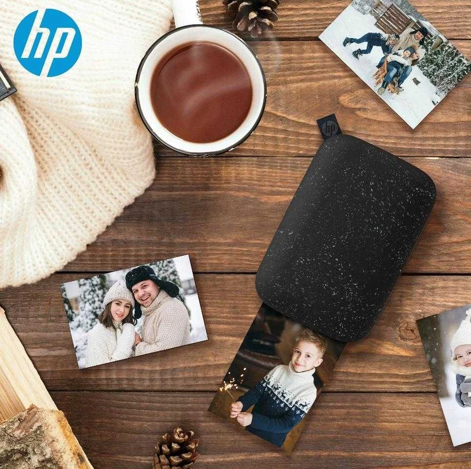 Hewlett Packard (HP) HP SPROCKET Portable Instant Photo Spausdintuvas Juoda