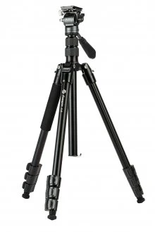 Video Stovas - Fotopro A4i 8kg Apkrovos Talpa Skysčio Galva Monopodas 43.5cm Aliuminis Juodas