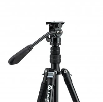 Video Stovas - Fotopro A4i 8kg Apkrovos Talpa Skysčio Galva Monopodas 43.5cm Aliuminis Juodas