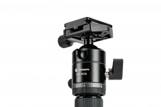 Stovas - Fotopro A5i Aliuminio Stovas Su FPH-55QS Kamuoliniu Galvute 10 Kg Apkrova 205 Cm Aukštis Juodas