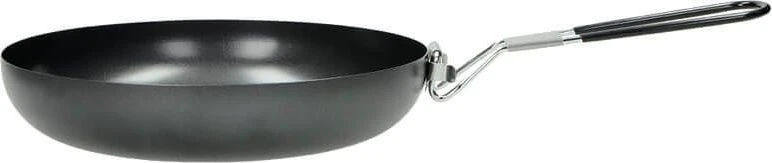 Keptuvė su sulankstoma rankena Fox Outdoor, 24x4.7cm, juoda