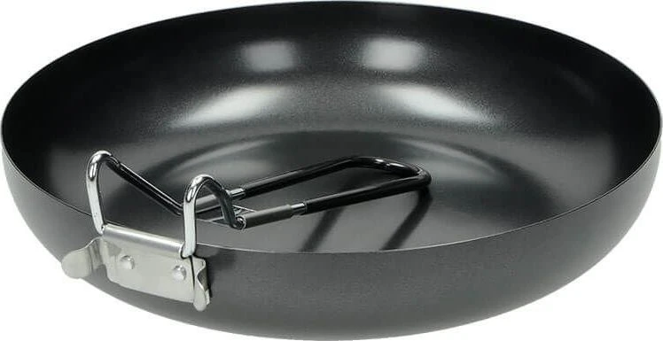 Keptuvė su sulankstoma rankena Fox Outdoor, 24x4.7cm, juoda