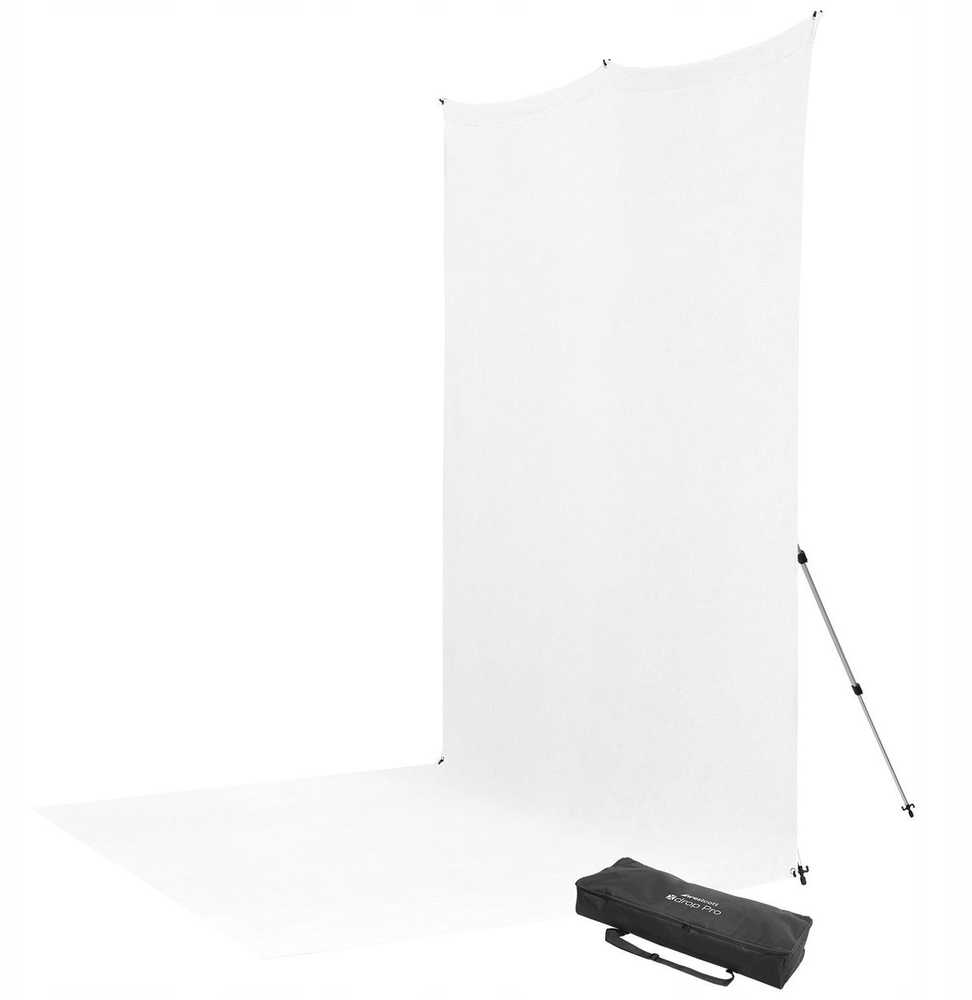 Fotografijos Fonas Rinkinys - Westcott X Drop Pro 8' x 13' Rauginimo Atsparus Baltas