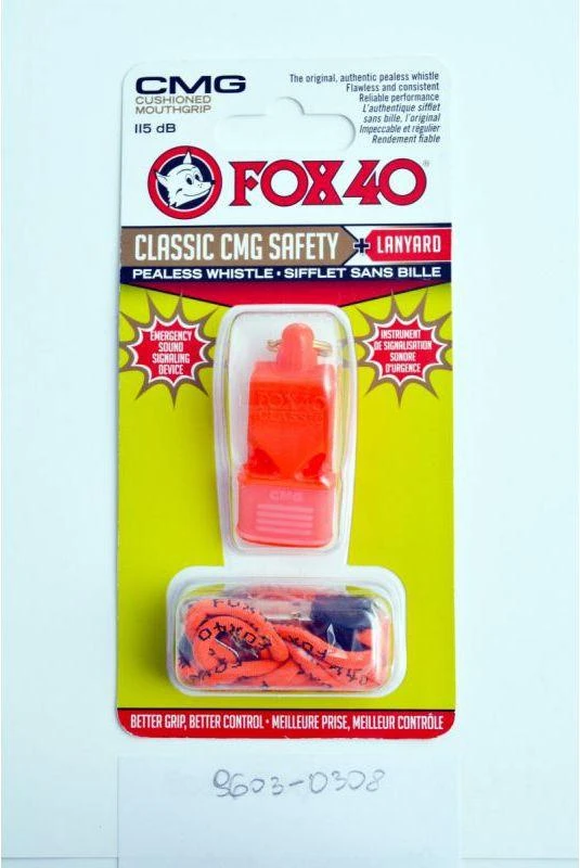 Fox40 Švilpukas 40 CMG Classic Safety + Sznurek Oranžinė (9603-0308)