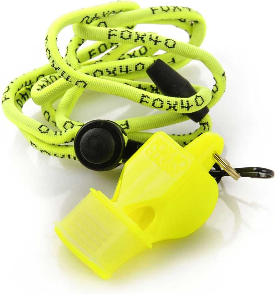 Fox40 Švilpukas su virvute Fox 40 Classic Cmg neon (38125)