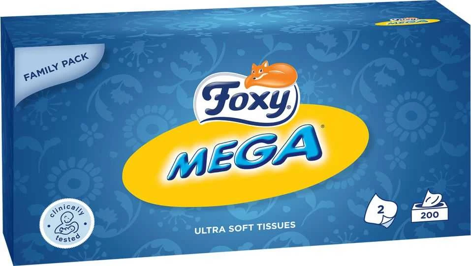 "Foxy Mega Tissues" 200 vienetų