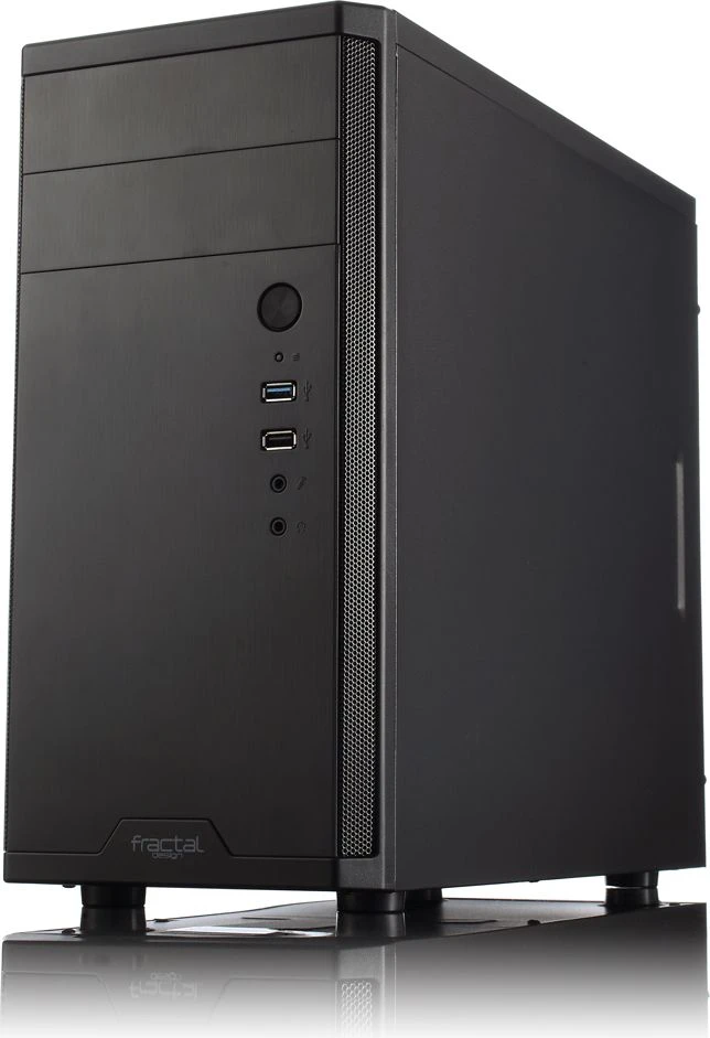 Fractal Design | CORE 1100 | Micro ATX | ATX maitinimo blokai, iki 185 mm, jei sumontuotas įprasto ilgio optinis įrenginys | Juodas