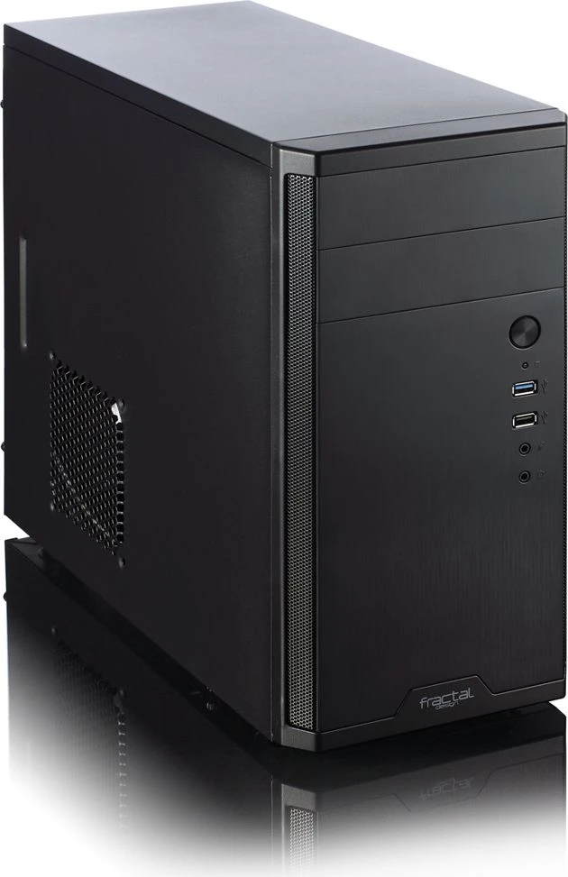 Fractal Design | CORE 1100 | Micro ATX | ATX maitinimo blokai, iki 185 mm, jei sumontuotas įprasto ilgio optinis įrenginys | Juodas