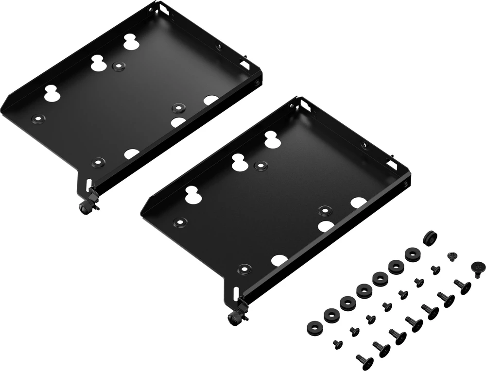 Fractal Design Fraktalų dizainas | HDD dėklo rinkinys – B tipo (2 pakuotės) | Juodas