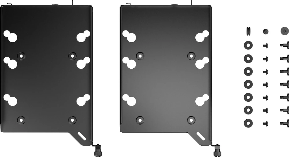 Fractal Design Fraktalų dizainas | HDD dėklo rinkinys – B tipo (2 pakuotės) | Juodas