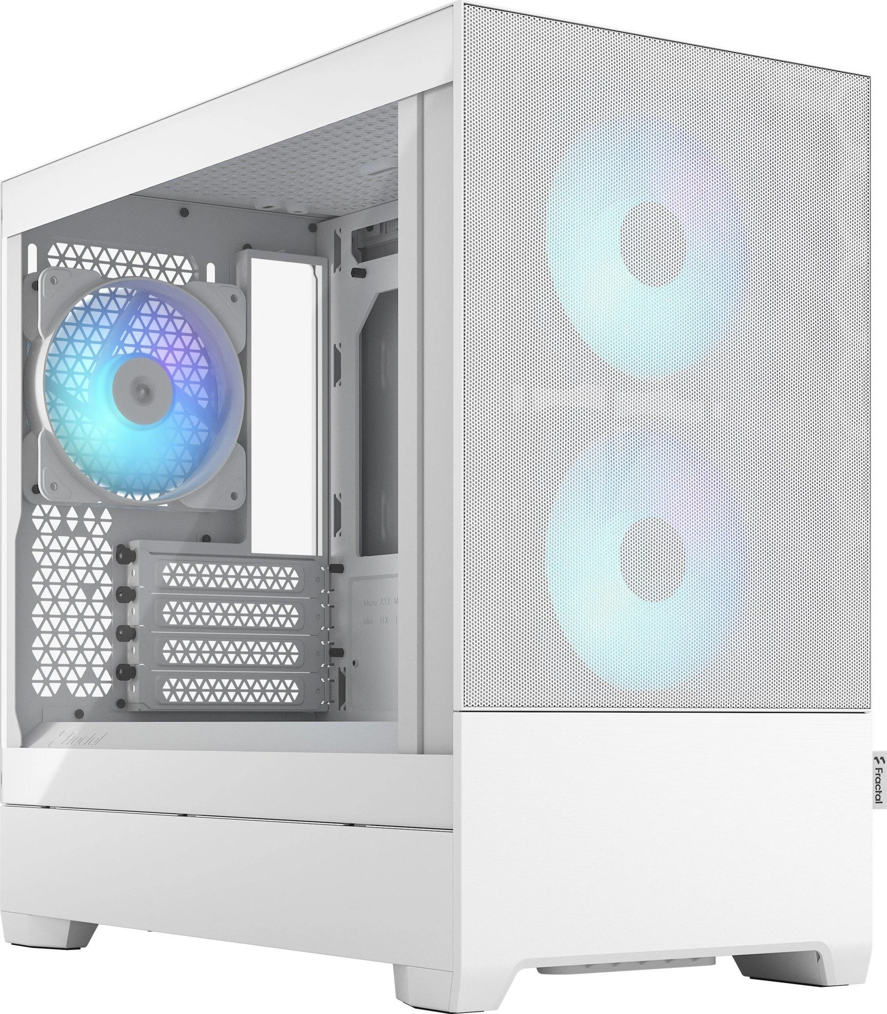 „Fractal Design“ | „Pop Mini Air RGB“ | Šoninis langas | „Baltas TG Clear Tint“ | mATX, Mini ITX | ATX