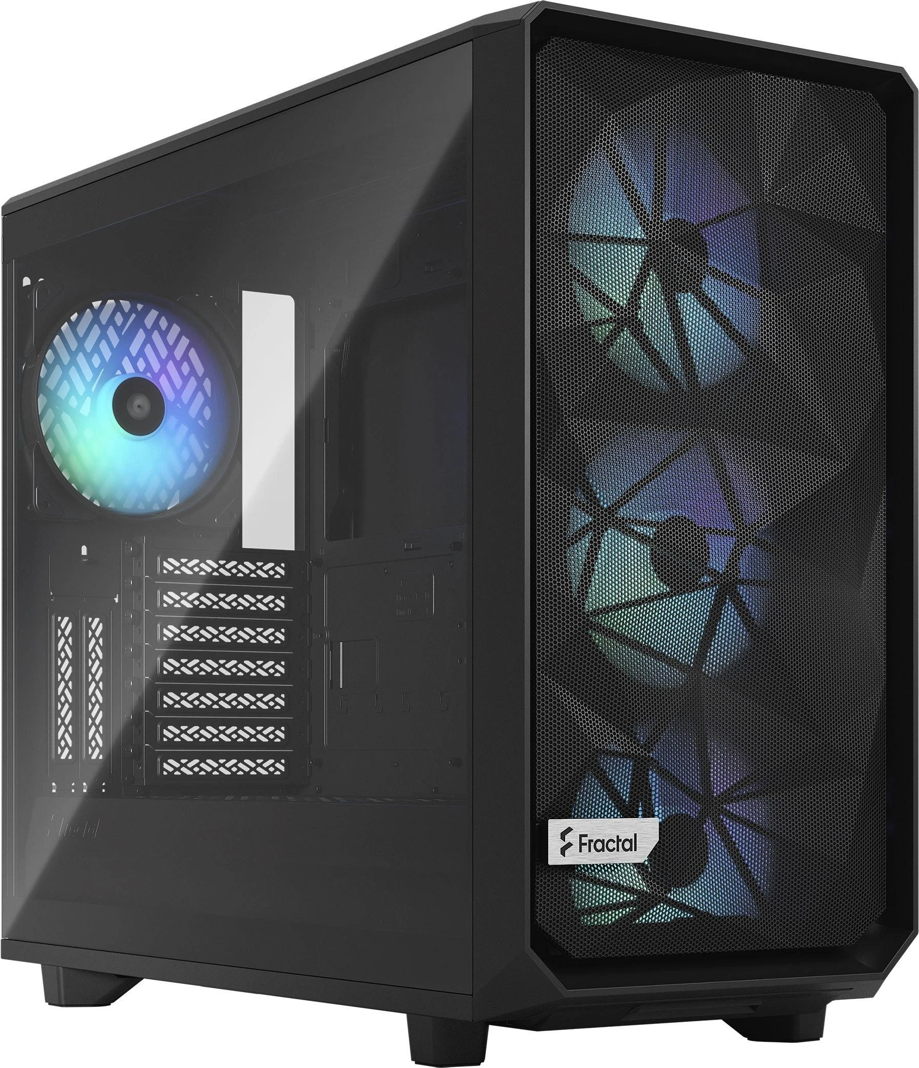 Fractal Design | Meshify 2 RGB TG Light Tint | Šoninis langelis | E-ATX | ATX | Juodas