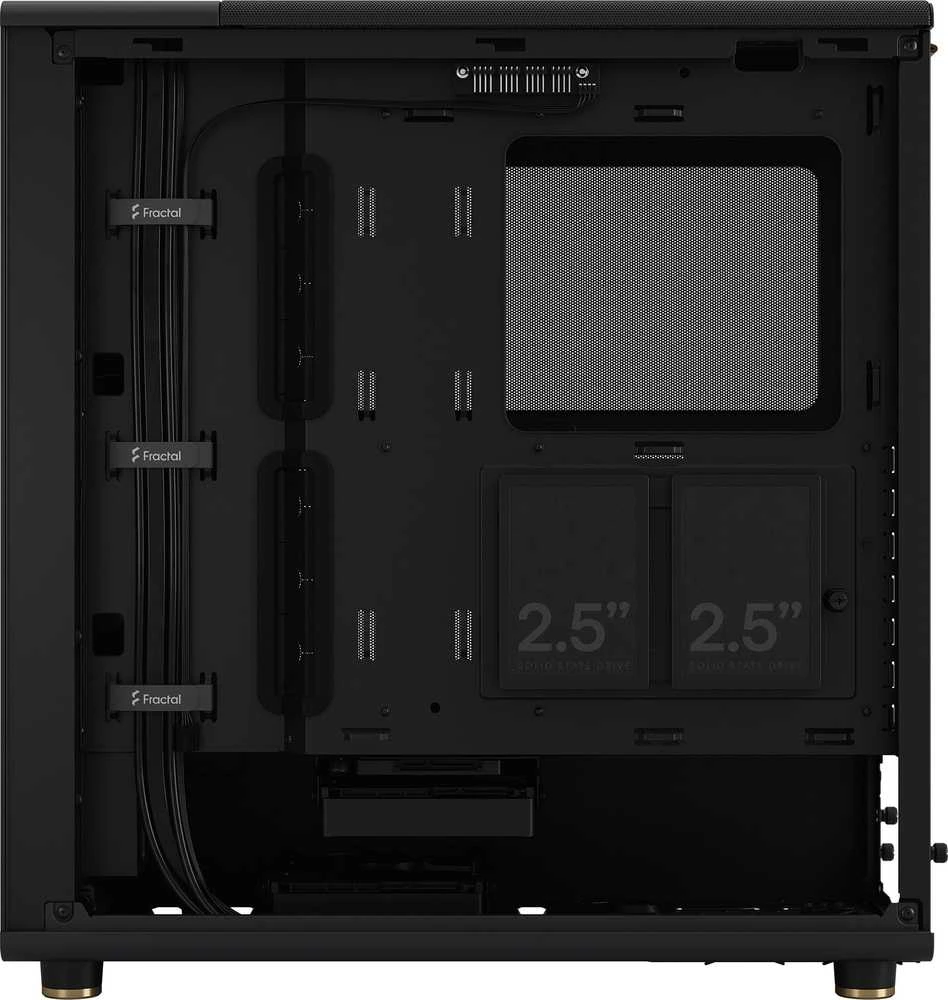 Kompiuterio korpusas Fractal Design North, juoda