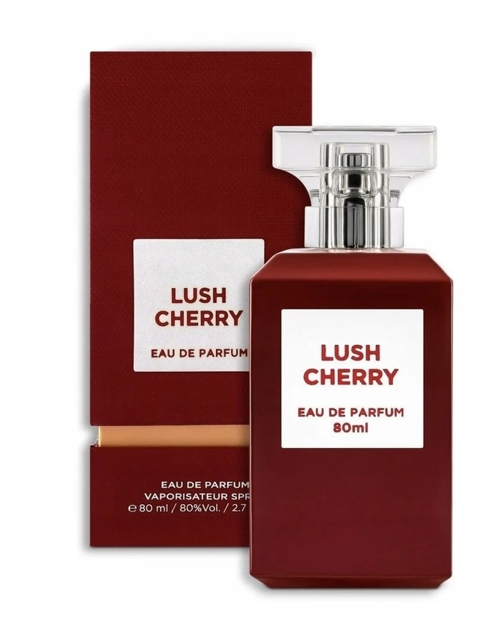 Fragrance World Lush Cherry EDP parfumuotas vanduo unisex, 80 ml