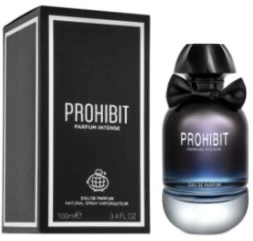 Fragrance World Prohibit Parfum Intense PP kvepalai moterims, 100 ml