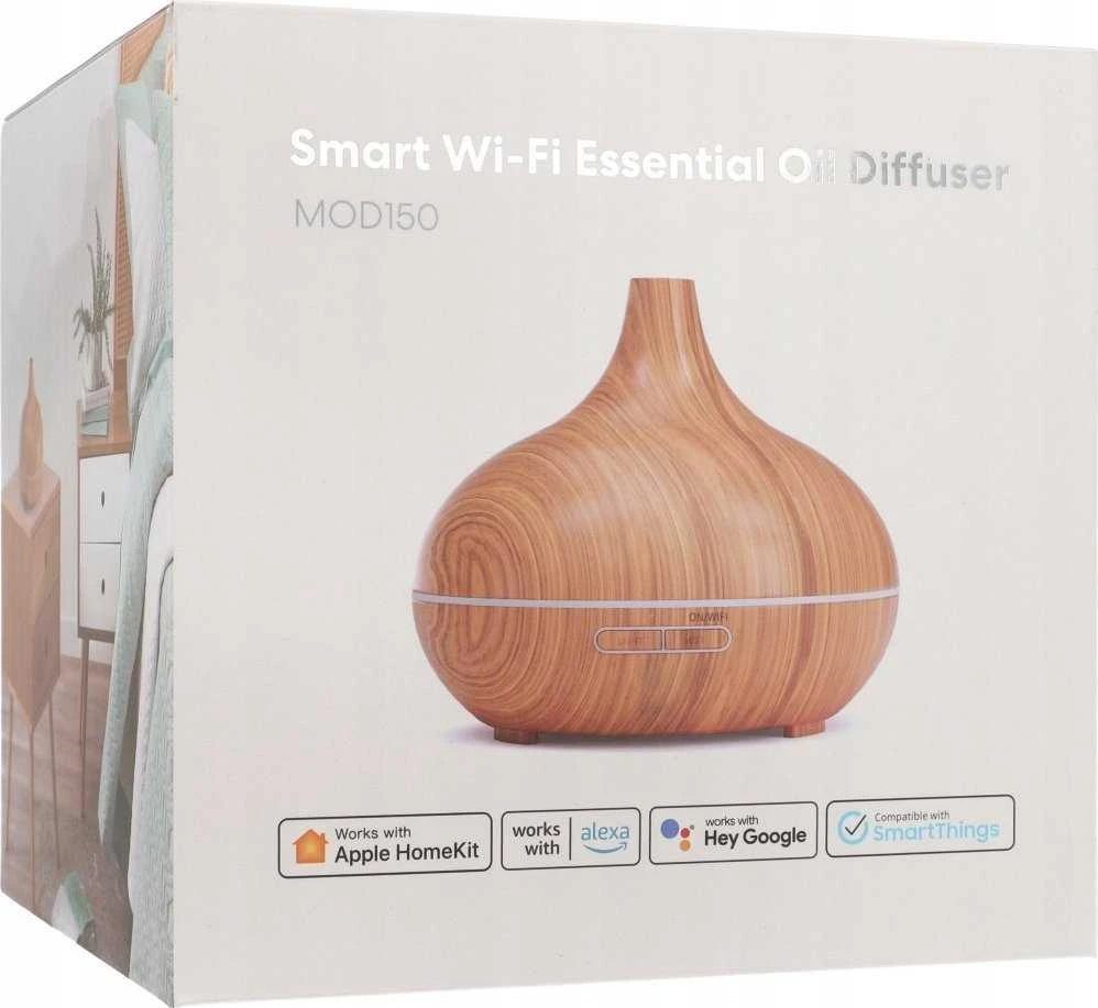 Drėkintuvas Išmanusis Wi-Fi eterinių aliejų difuzorius Meross (HomeKit)