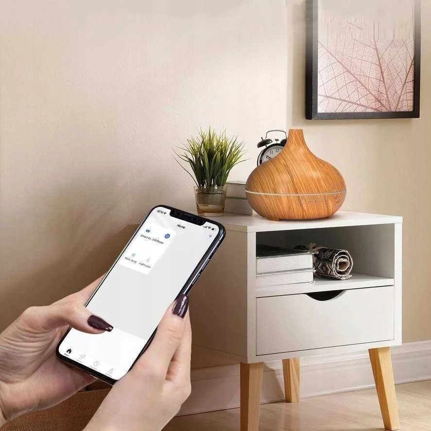 Drėkintuvas Išmanusis Wi-Fi eterinių aliejų difuzorius Meross (HomeKit)
