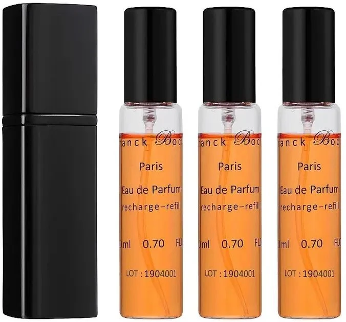 Set Franck Boclet: Cashmere Eau De Parfum Unisex Refill, 3 vnt., 20 ml + Cashmere Eau De Parfum Unisex Papildomas, 20 ml