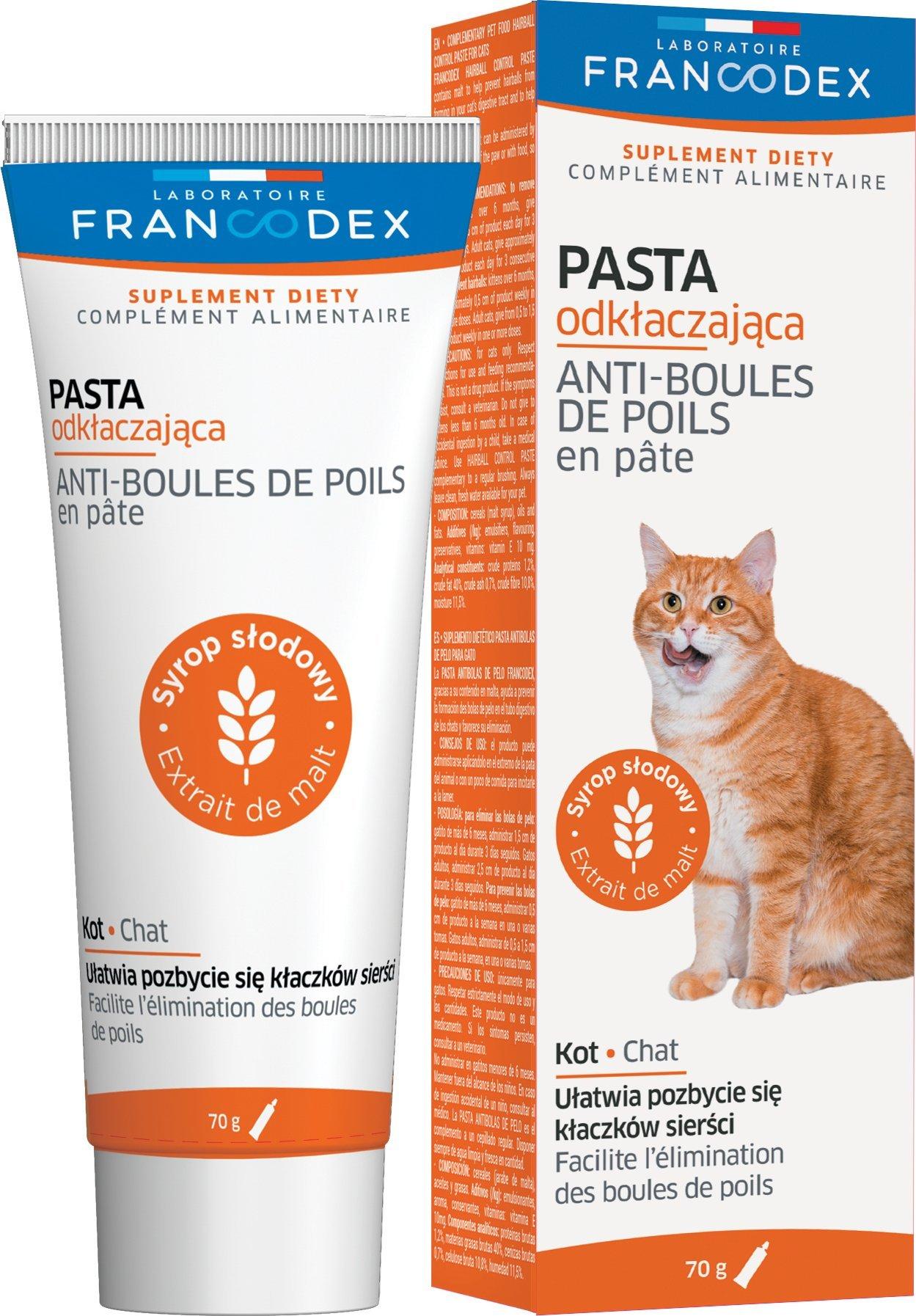 Kačių Skanėstai - Francodex Anti Plaukų Kamuoliukų Pasta 70 G