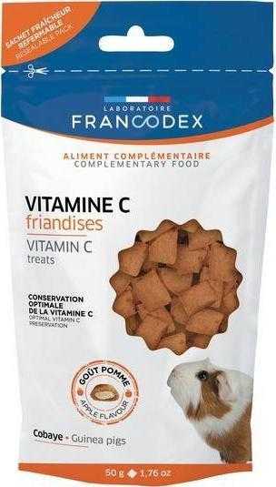 Jūrų Kiaulyčių Skanėstai - Francodex Vitamino C, 50g