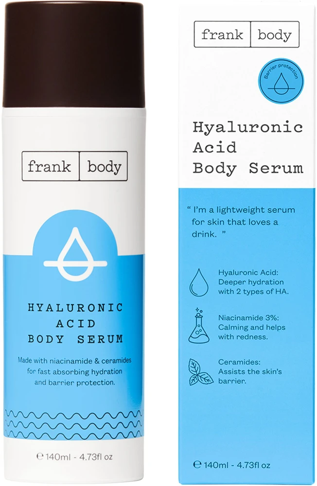 Frank Body Hyaluronic Acid Anti-Oxidant Body Serum Daily, 140 ml