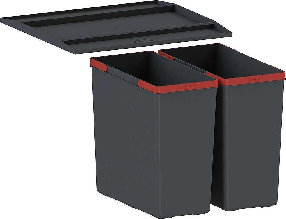 Šiukšliadėžė FRANKE, Easy Sort, 45-2, 2x14.5L
