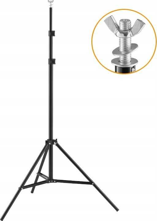 „Freepower“ 225 cm ilgio drugelio formos šviestuvo stovas