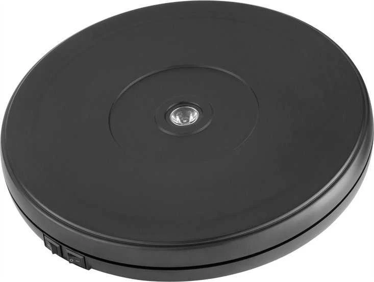 Freepower 360° besisukantis stalas 25x4cm juodas 230V