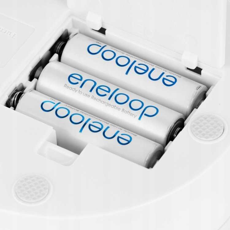 Freepower 360° pasukamas grotuvas 12x4,5 cm, baltas, su reguliuojamu sukimosi greičiu