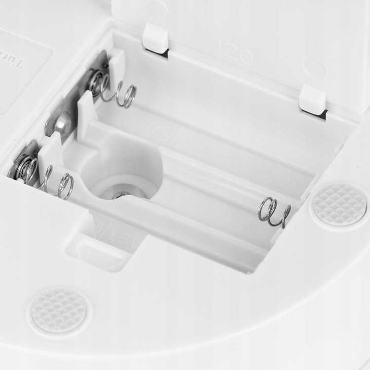 Freepower 360° pasukamas grotuvas 12x4,5 cm, baltas, su reguliuojamu sukimosi greičiu