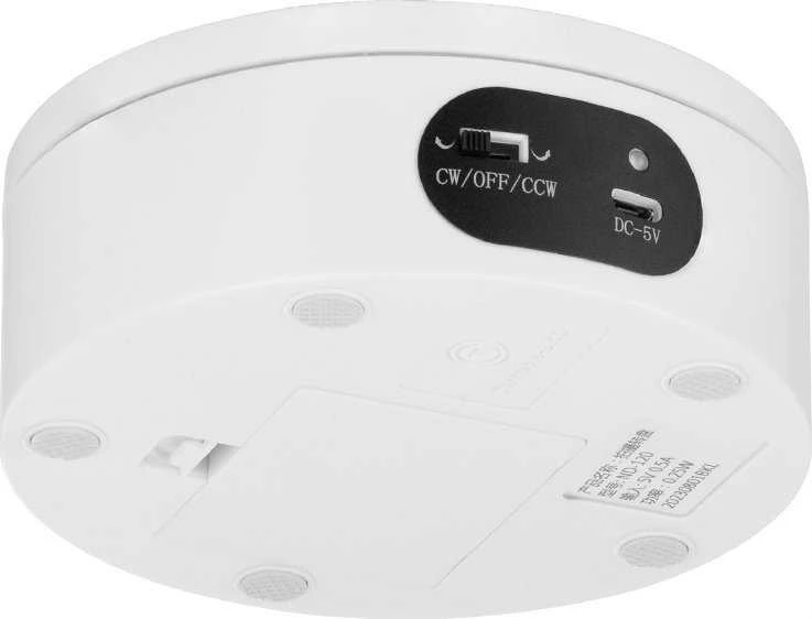 Freepower Sukamasis stalas 360° 12x4,5cm Baltas be sukimosi greičio reguliavimo